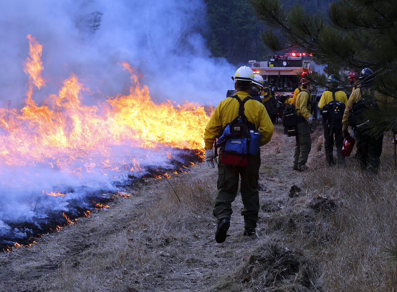 Legion Lake Fire, day one